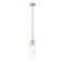 Z-Lite Alton Pendant, 1-Light, 4.75 In.W x 14.25 In.H, Modern Gold/Clear+Frosted 824P-ROD-MGLD - alternate 3